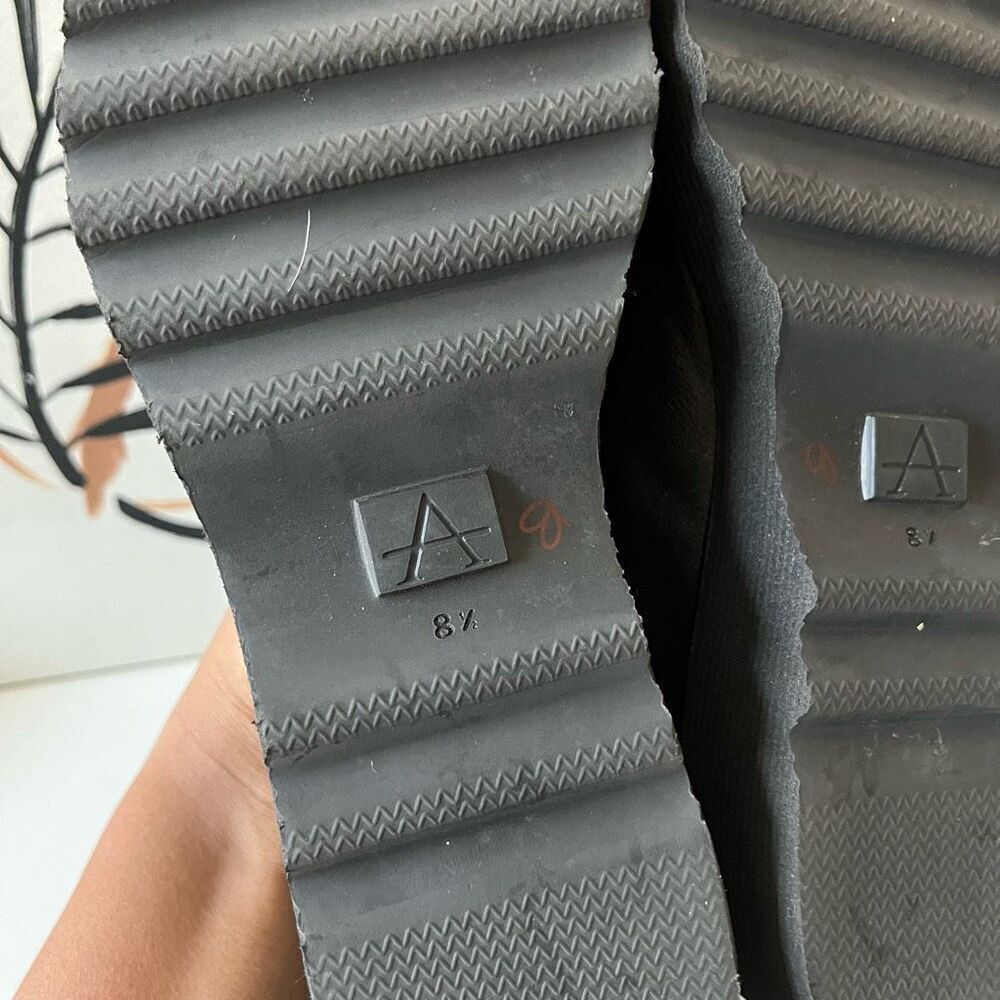 Aquatalia Kelsey‎ Bronze Slip On Platform Leather Loafers Size 8.5 - Picture 8 of 8